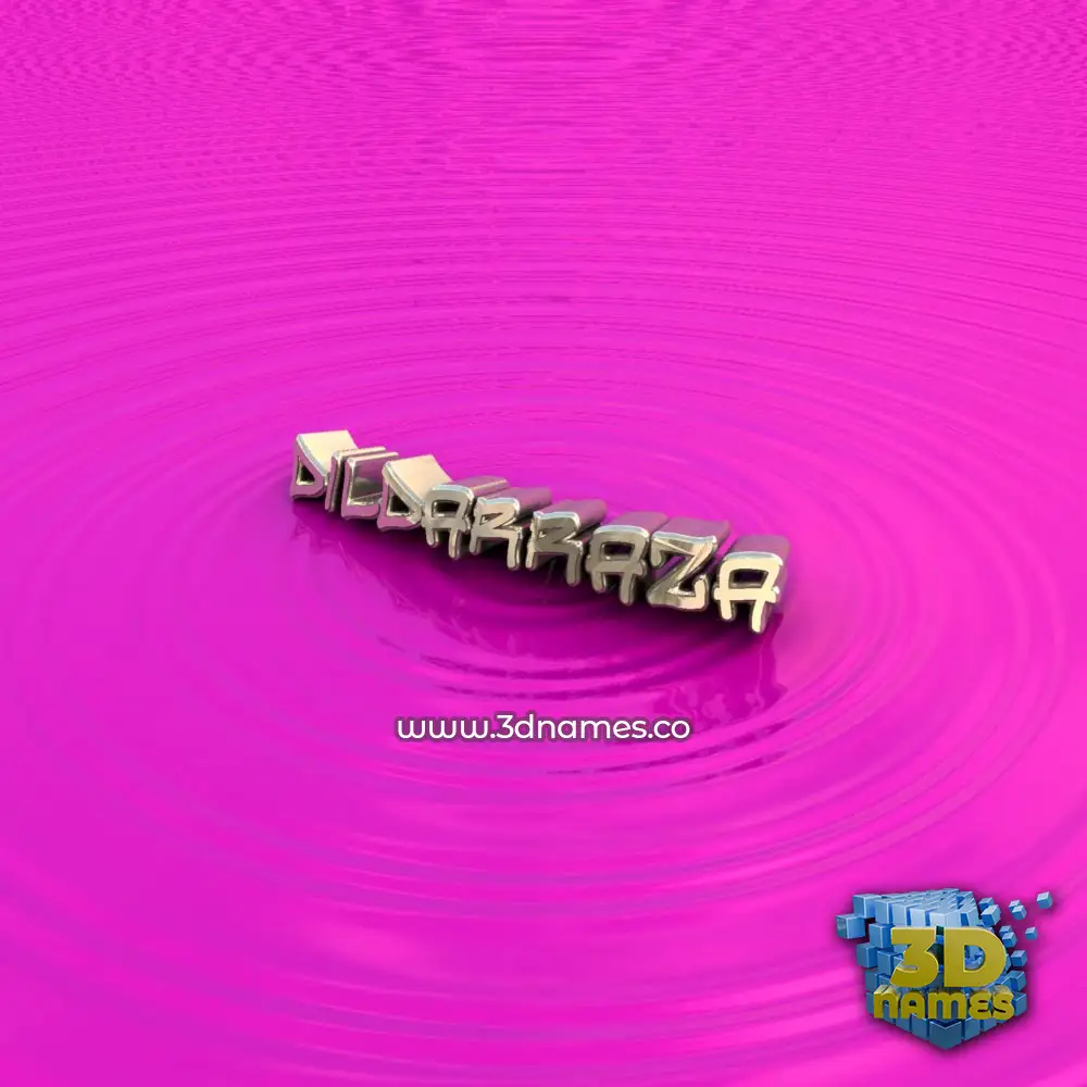 dildarraza in Pink Graffiti style - 3D name wallpaper