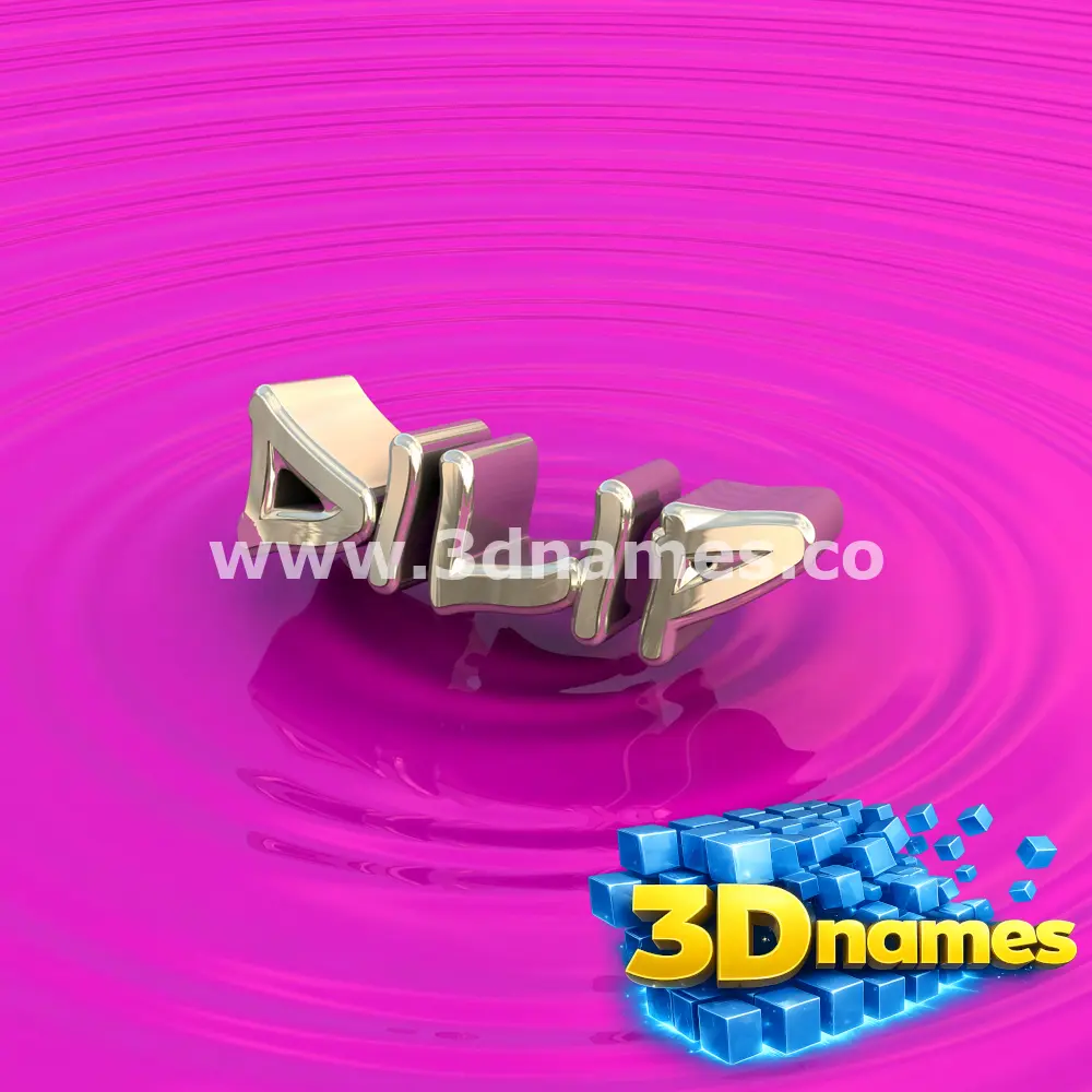dilip in Pink Graffiti style - 3D name wallpaper