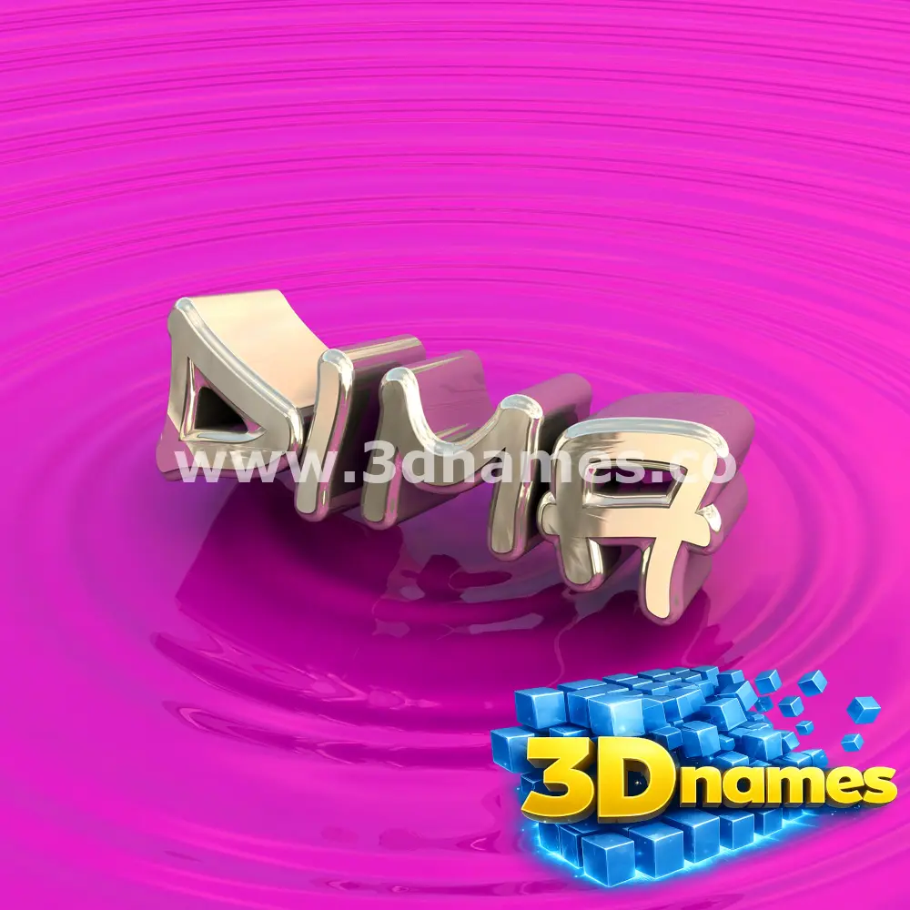 dima in Pink Graffiti style - 3D name wallpaper