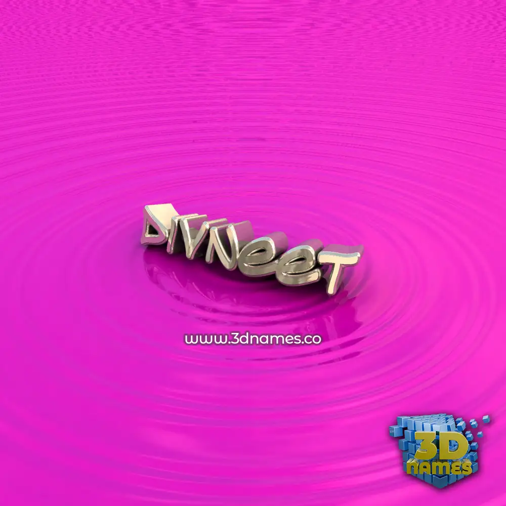 divneet in Pink Graffiti style - 3D name wallpaper