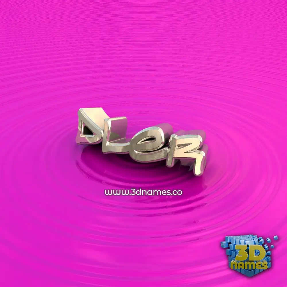dler in Pink Graffiti style - 3D name wallpaper