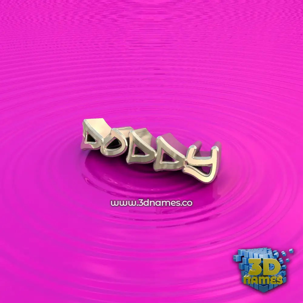 doddy in Pink Graffiti style - 3D name wallpaper