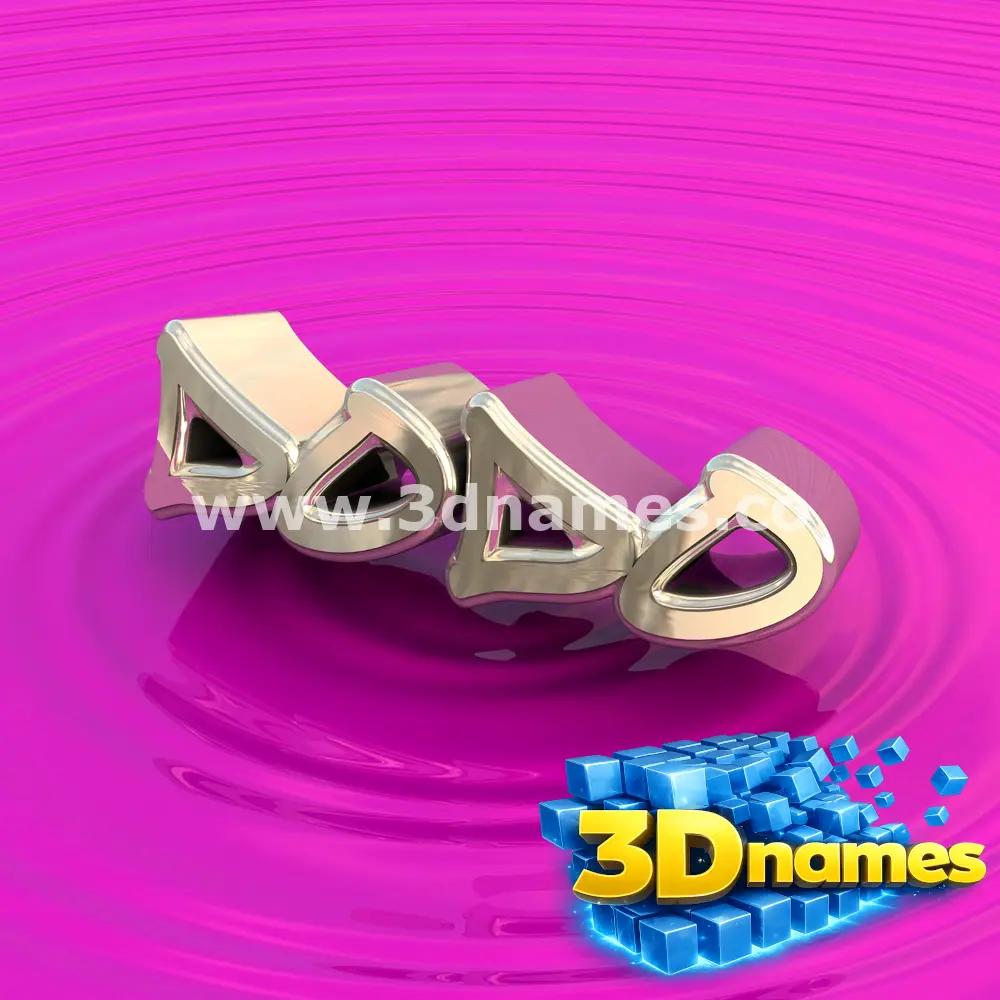 dodo in Pink Graffiti style - 3D name wallpaper