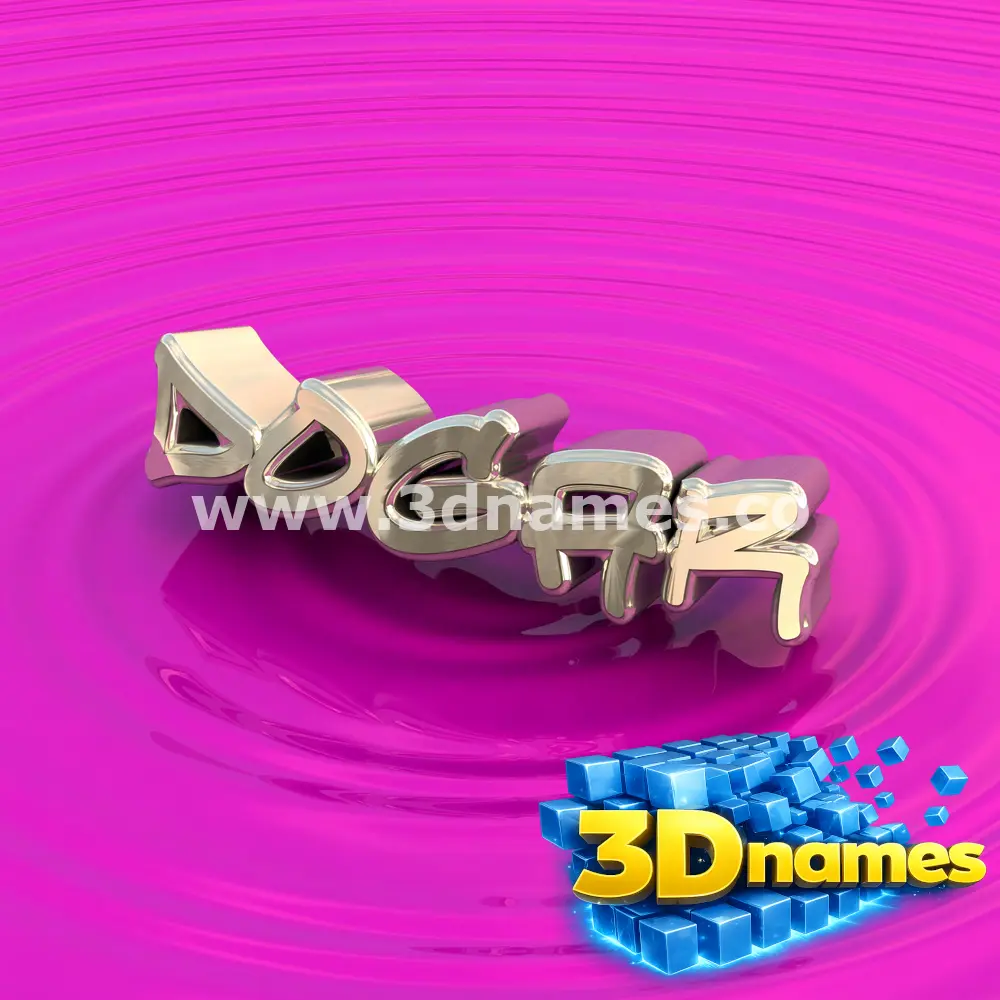 dogar in Pink Graffiti style - 3D name wallpaper