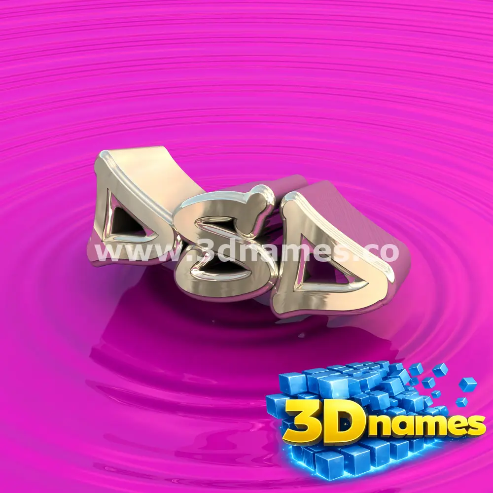 dsd in Pink Graffiti style - 3D name wallpaper