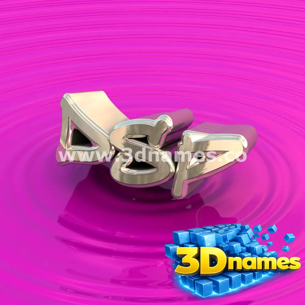 dsp in Pink Graffiti style - 3D name wallpaper