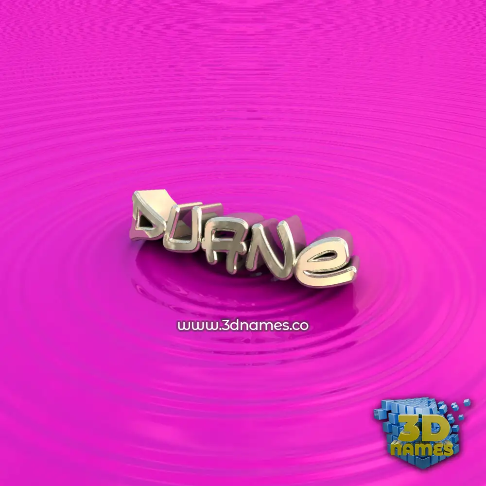 duane in Pink Graffiti style - 3D name wallpaper