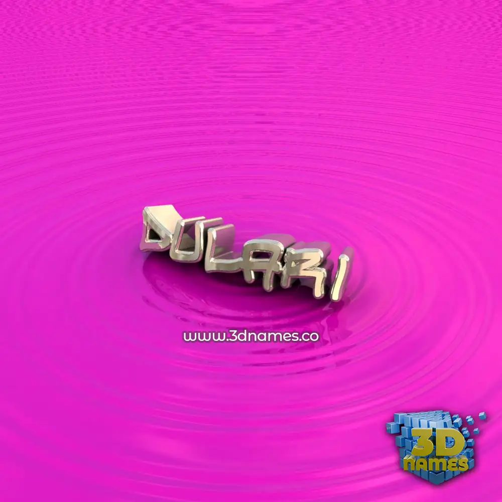 dulari in Pink Graffiti style - 3D name wallpaper