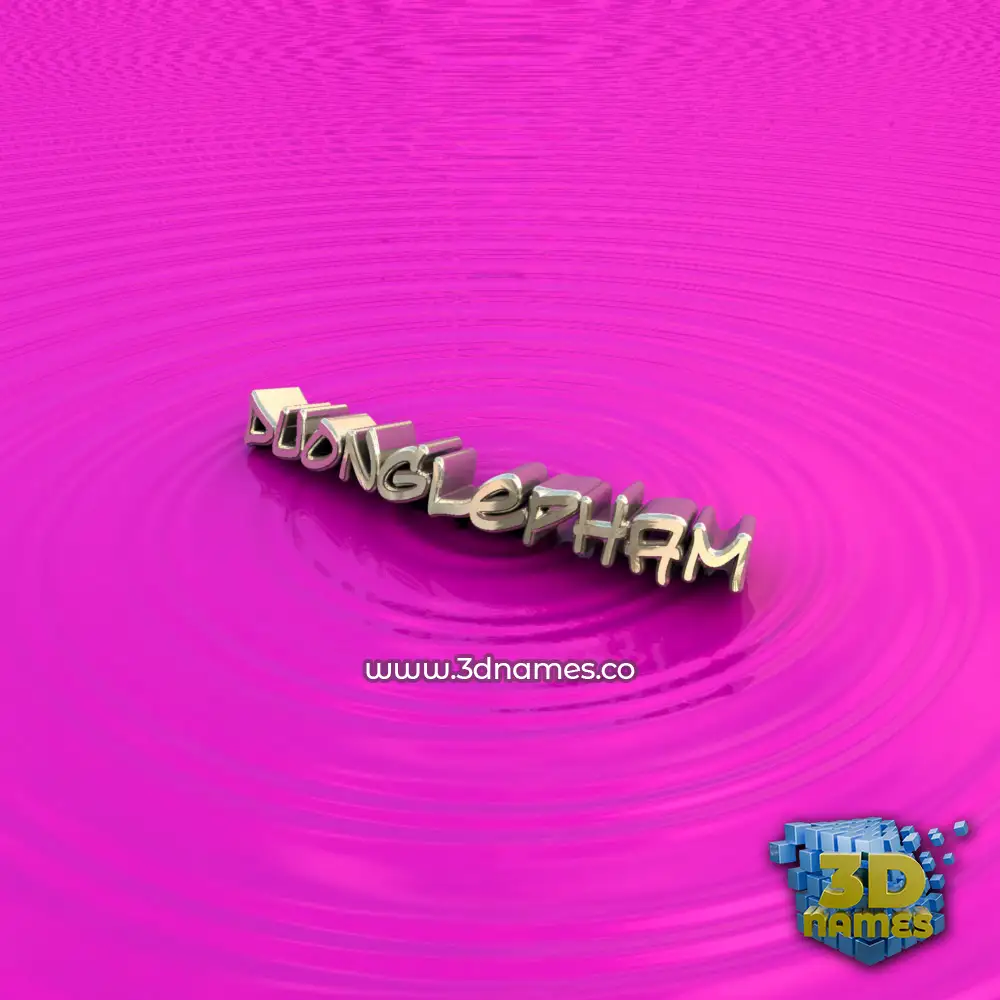 duonglepham in Pink Graffiti style - 3D name wallpaper