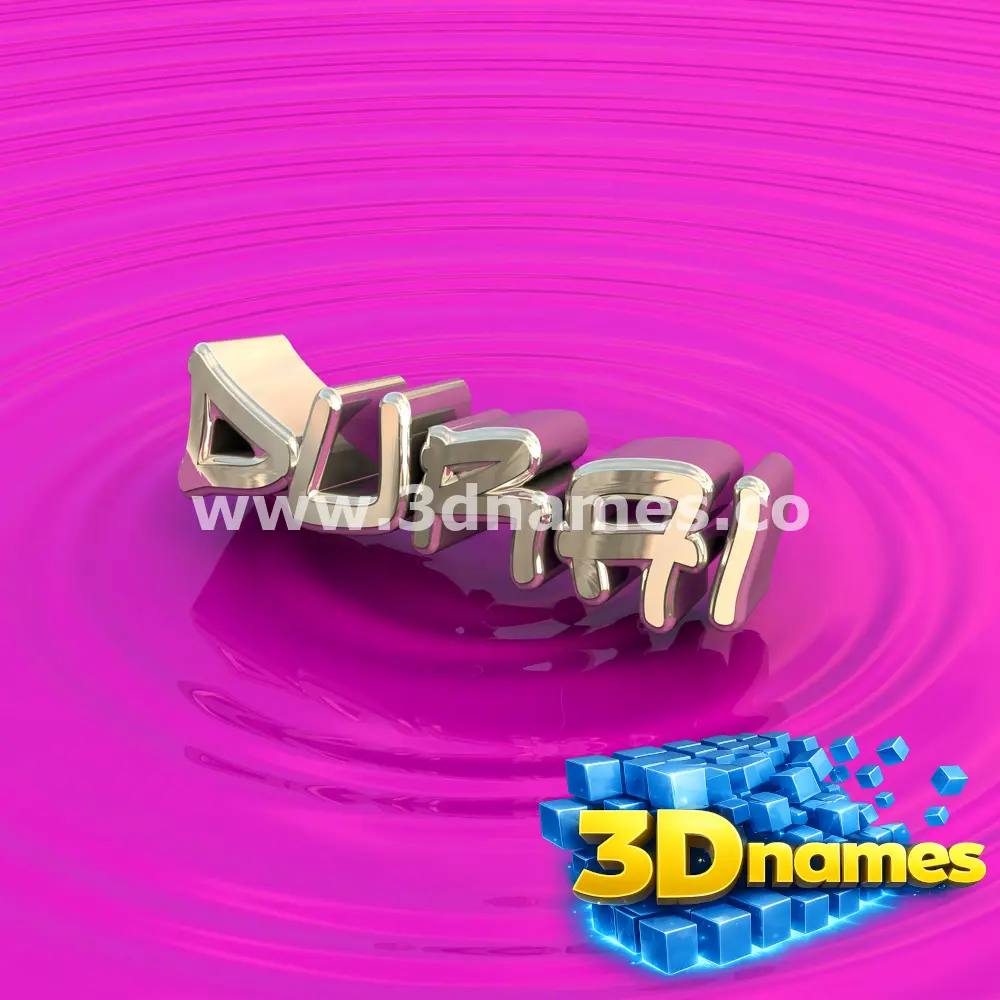 durai in Pink Graffiti style - 3D name wallpaper