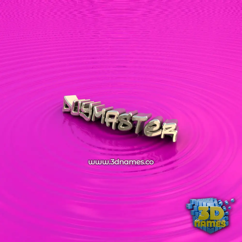 duymaster in Pink Graffiti style - 3D name wallpaper