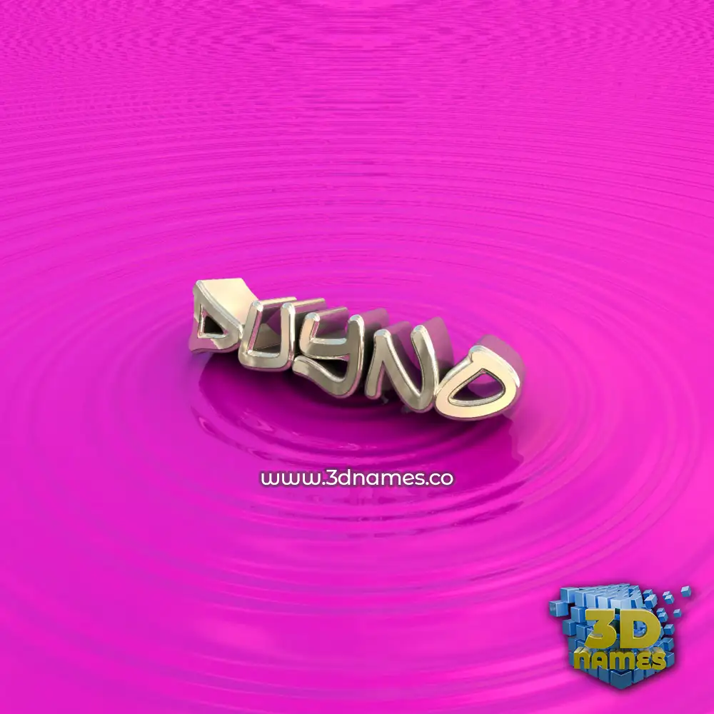 duyno in Pink Graffiti style - 3D name wallpaper