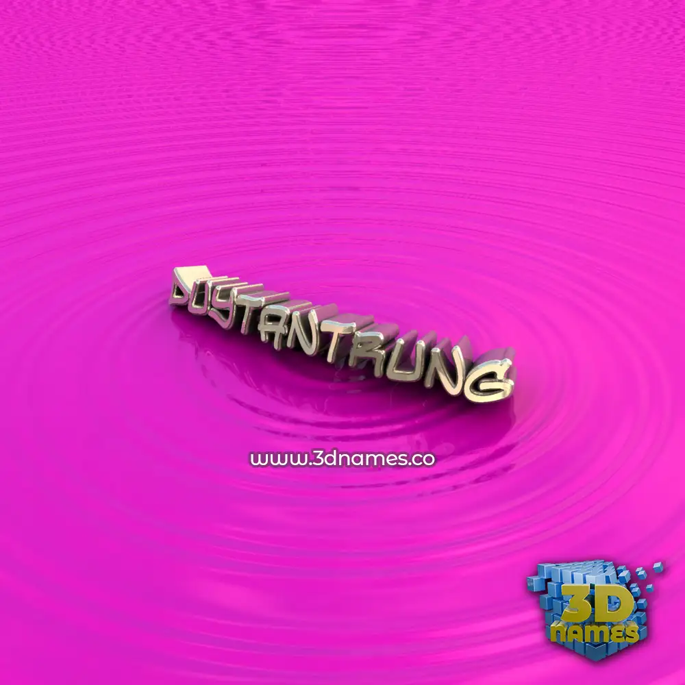duytantrung in Pink Graffiti style - 3D name wallpaper