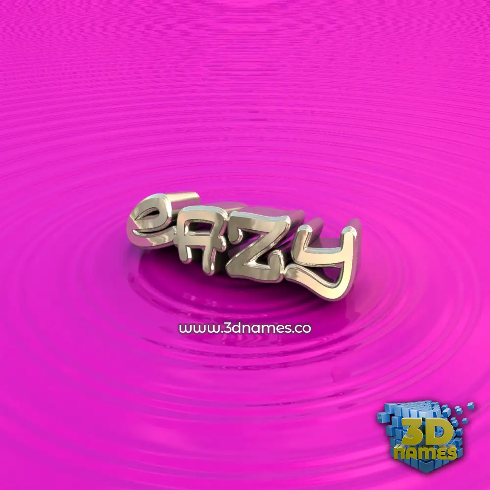 eazy in Pink Graffiti style - 3D name wallpaper