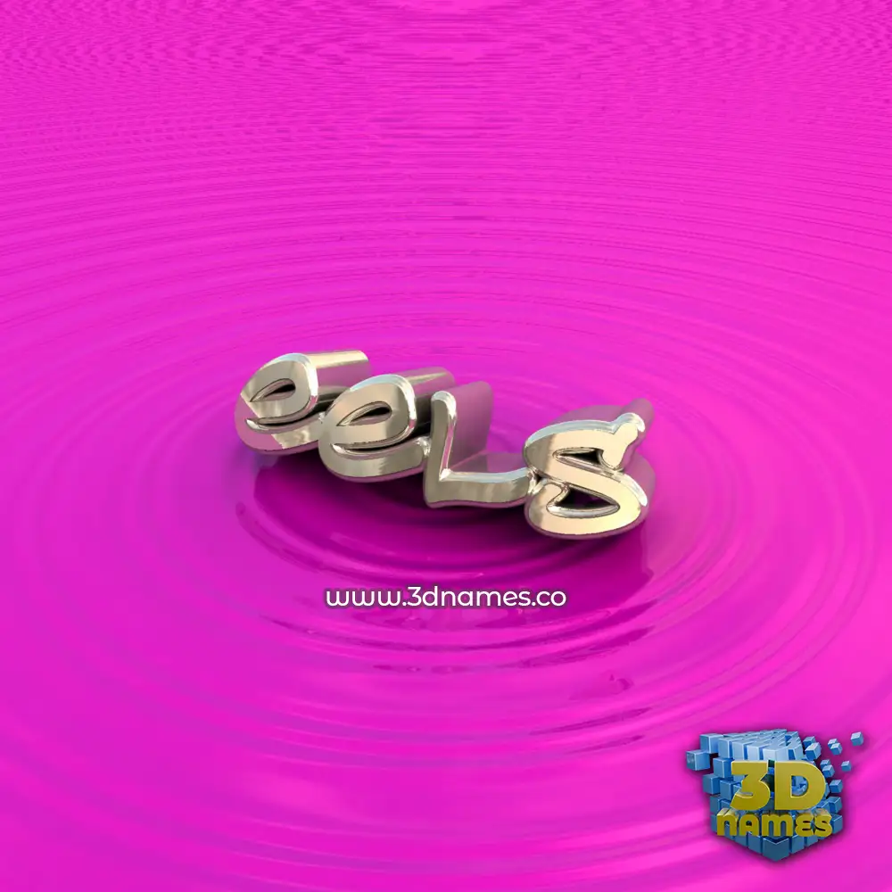 eels in Pink Graffiti style - 3D name wallpaper