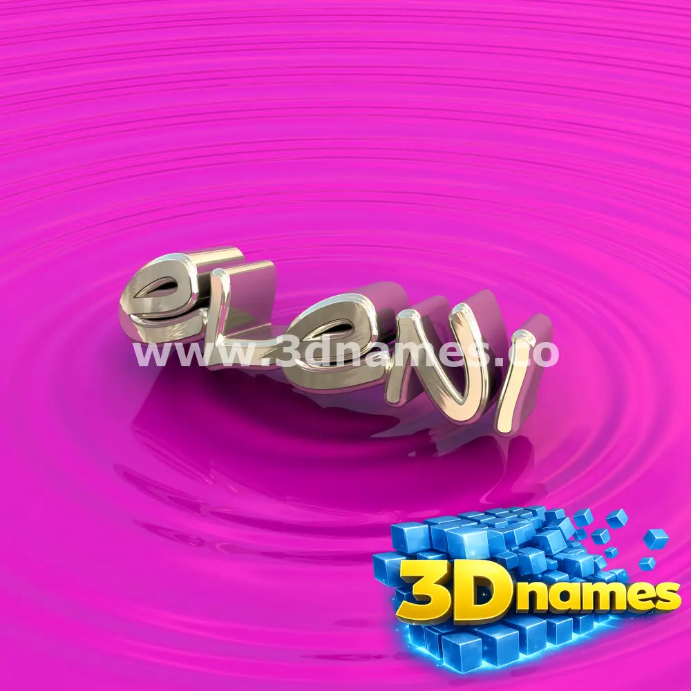eleni in Pink Graffiti style - 3D name wallpaper