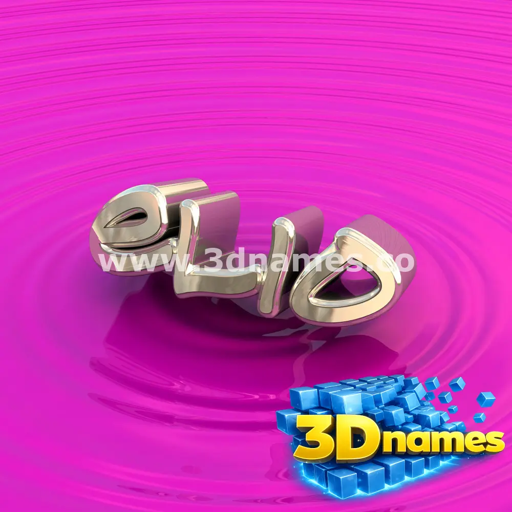 elio in Pink Graffiti style - 3D name wallpaper