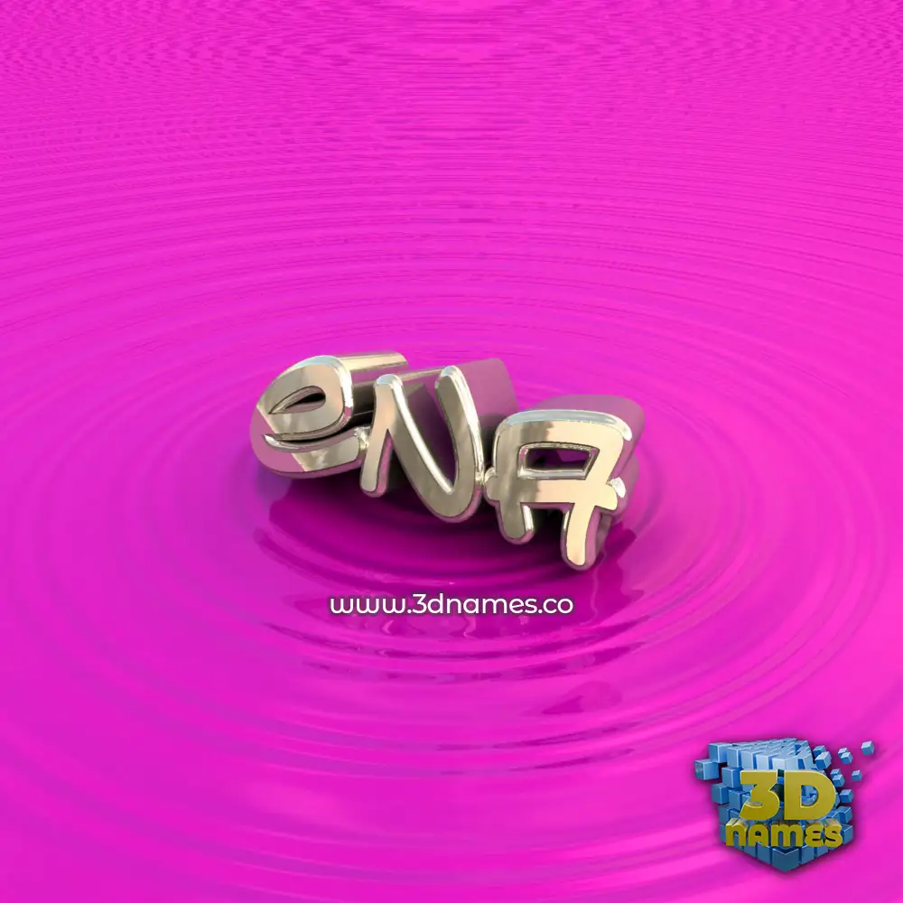 ena in Pink Graffiti style - 3D name wallpaper