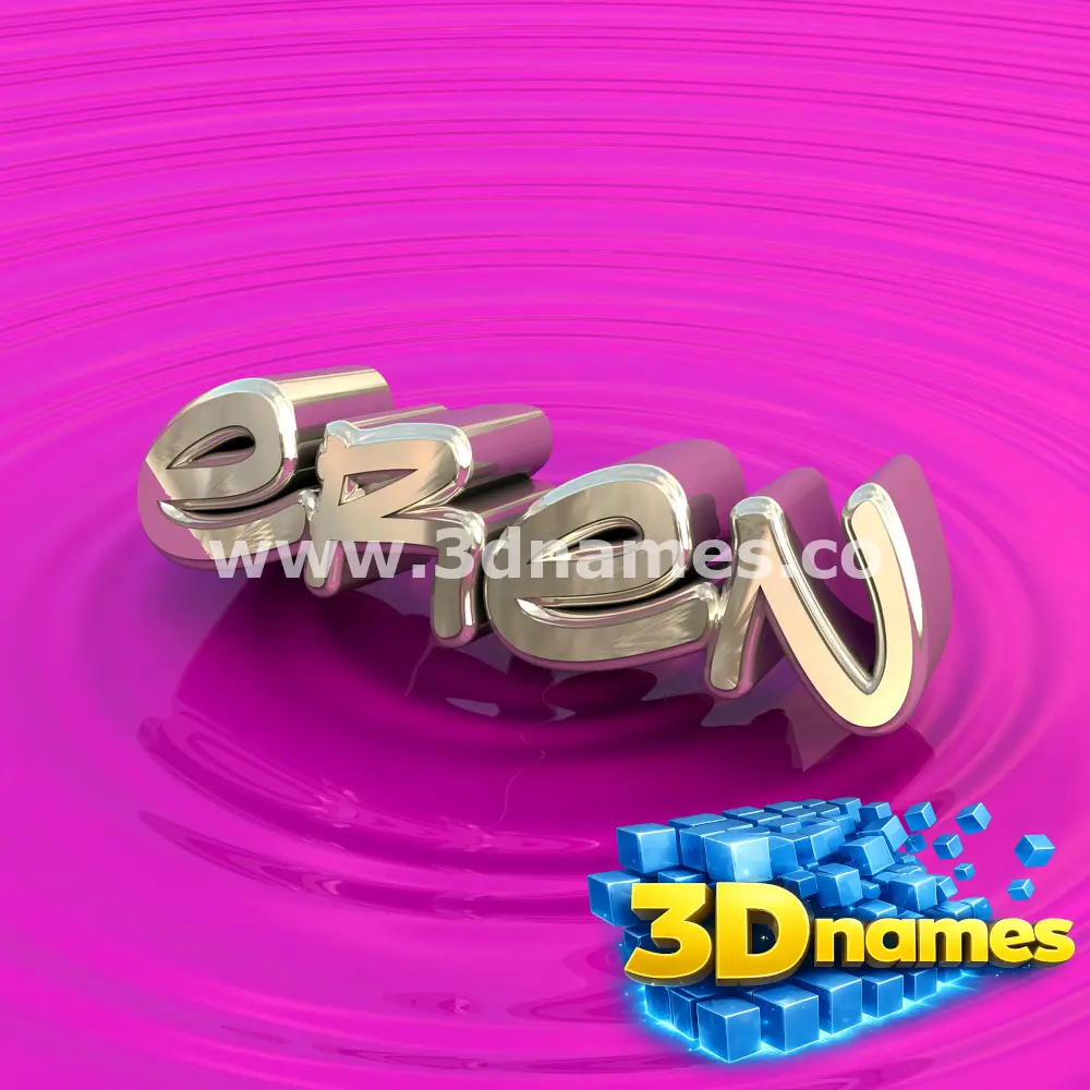 eren in Pink Graffiti style - 3D name wallpaper