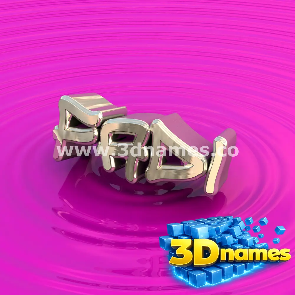 fadi in Pink Graffiti style - 3D name wallpaper