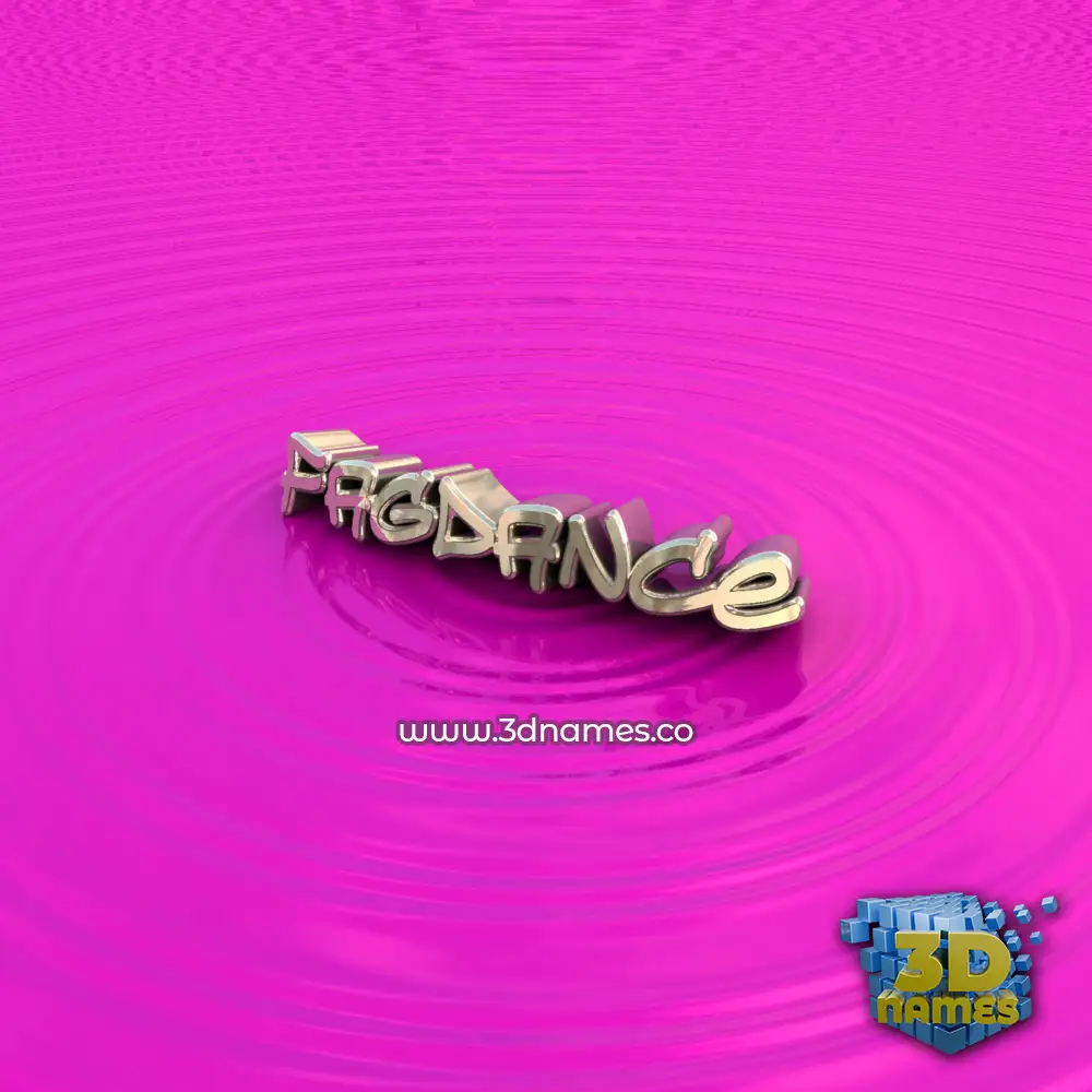 fagdance in Pink Graffiti style - 3D name wallpaper