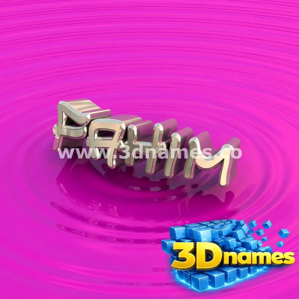 fahim in Pink Graffiti style - 3D name wallpaper
