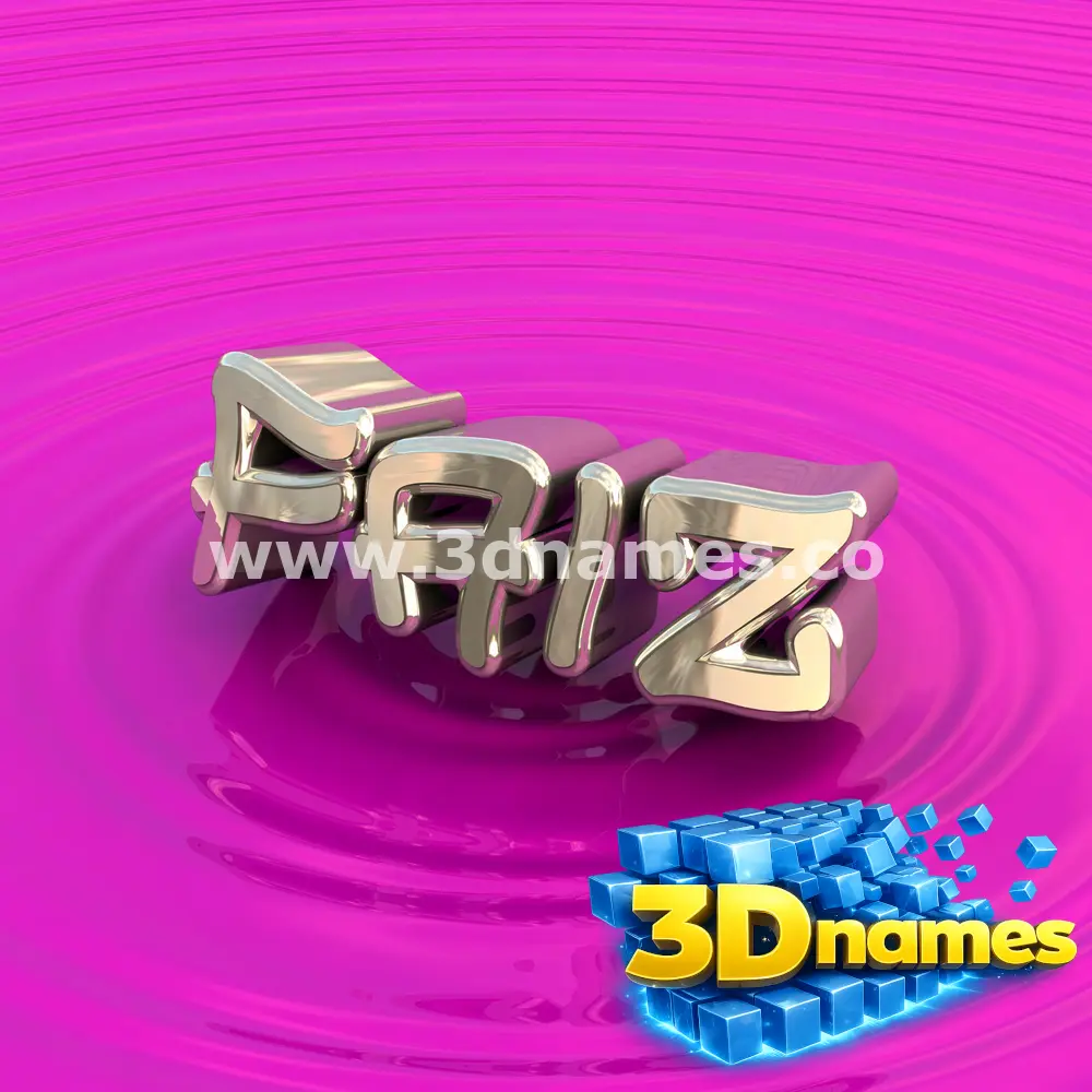 faiz in Pink Graffiti style - 3D name wallpaper