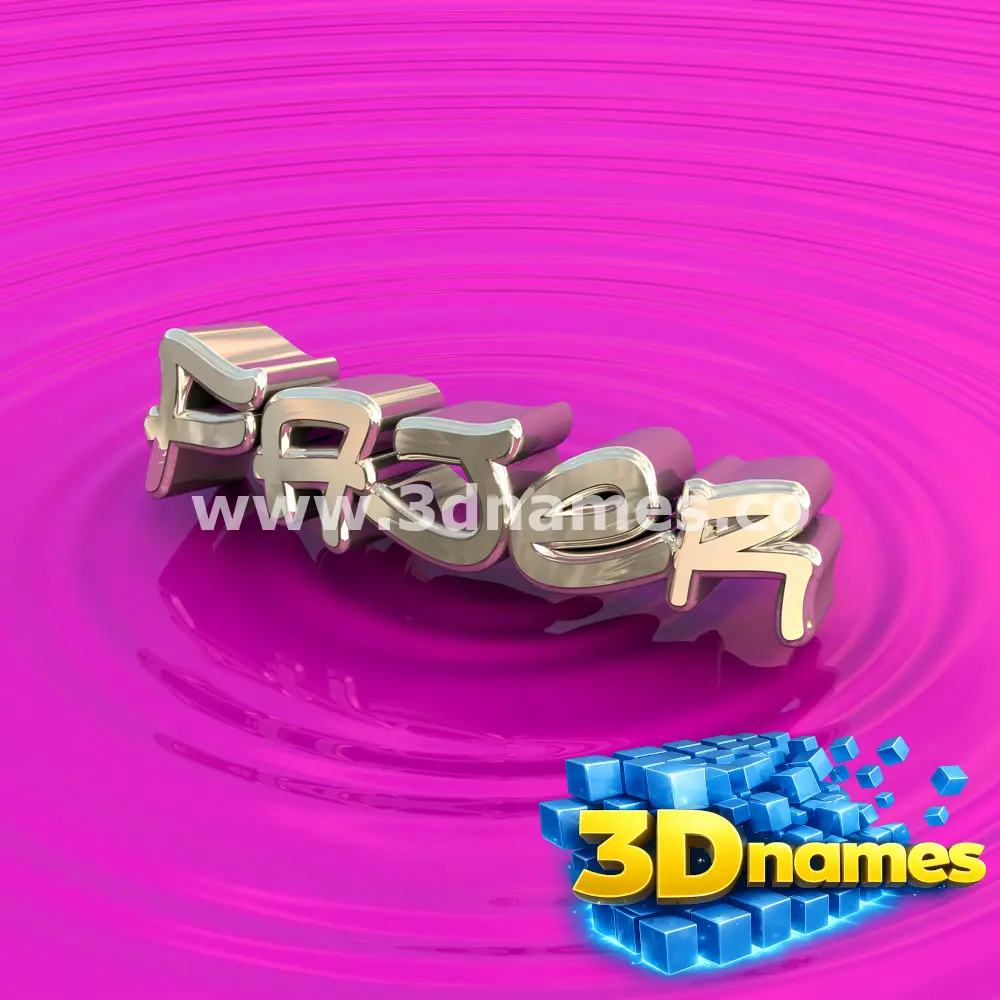 fajer in Pink Graffiti style - 3D name wallpaper