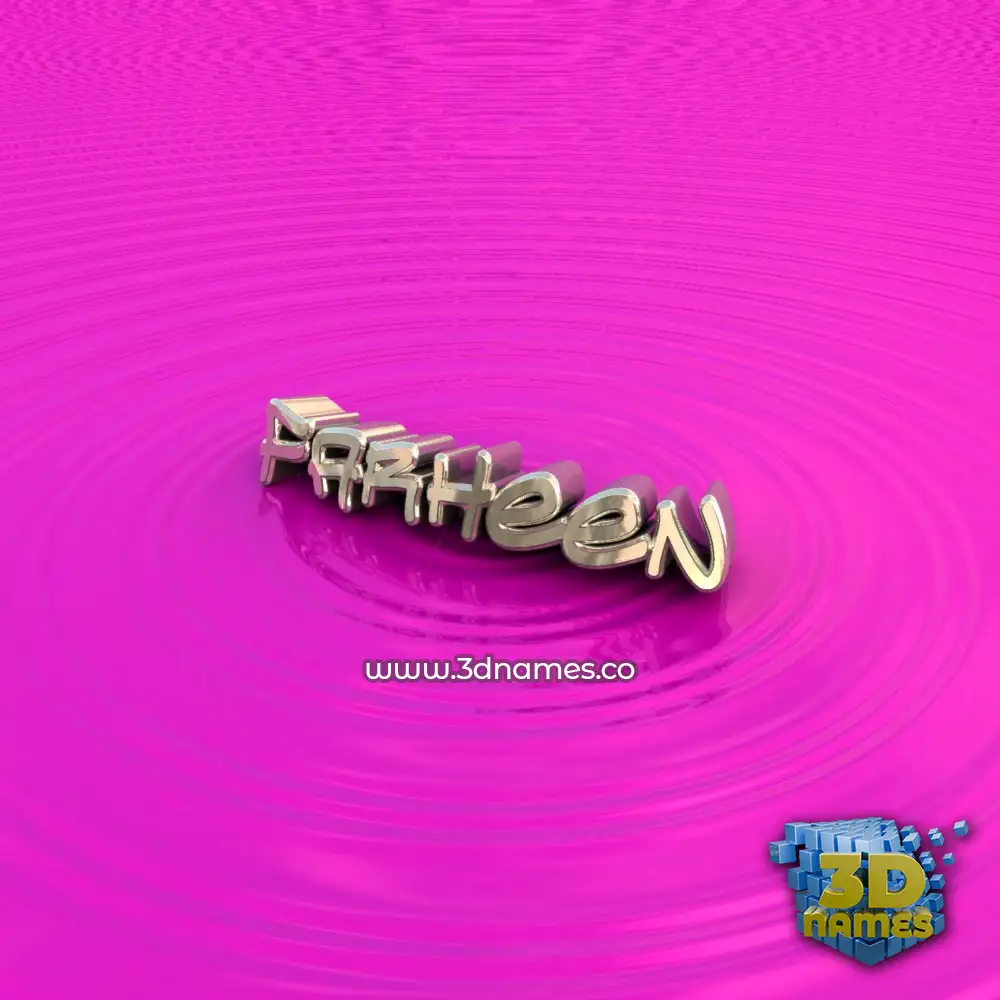 farheen in Pink Graffiti style - 3D name wallpaper