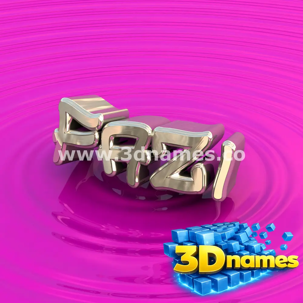 fazi in Pink Graffiti style - 3D name wallpaper