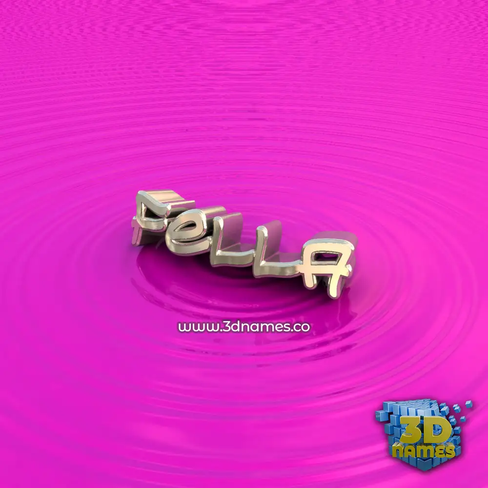 fella in Pink Graffiti style - 3D name wallpaper