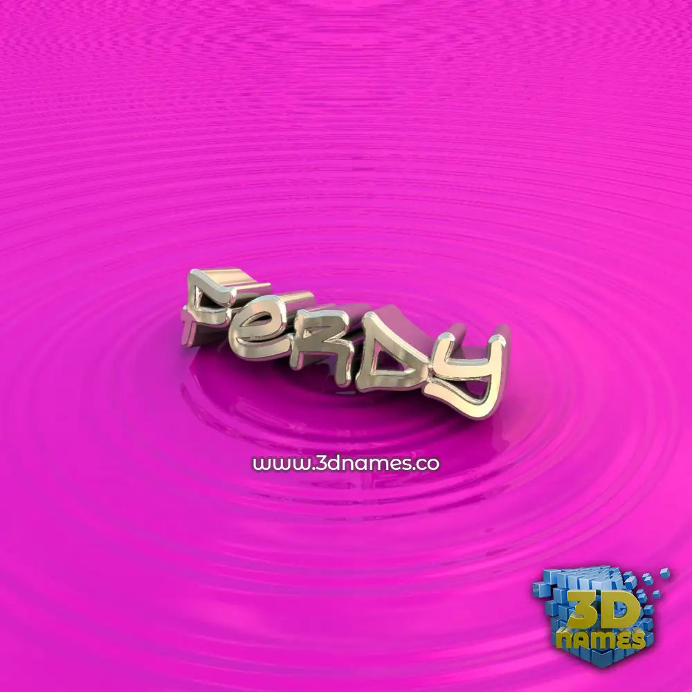 ferdy in Pink Graffiti style - 3D name wallpaper