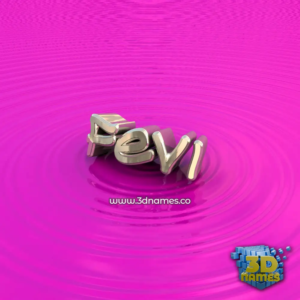 fevi in Pink Graffiti style - 3D name wallpaper