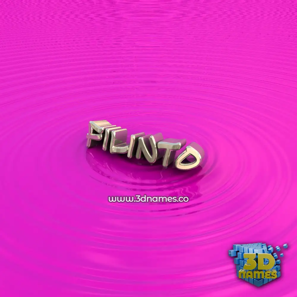 filinto in Pink Graffiti style - 3D name wallpaper