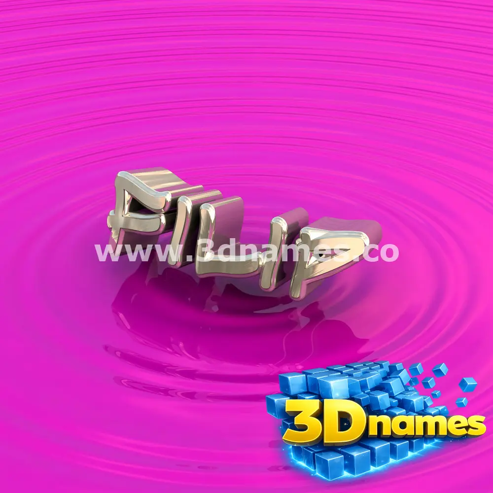 filip in Pink Graffiti style - 3D name wallpaper