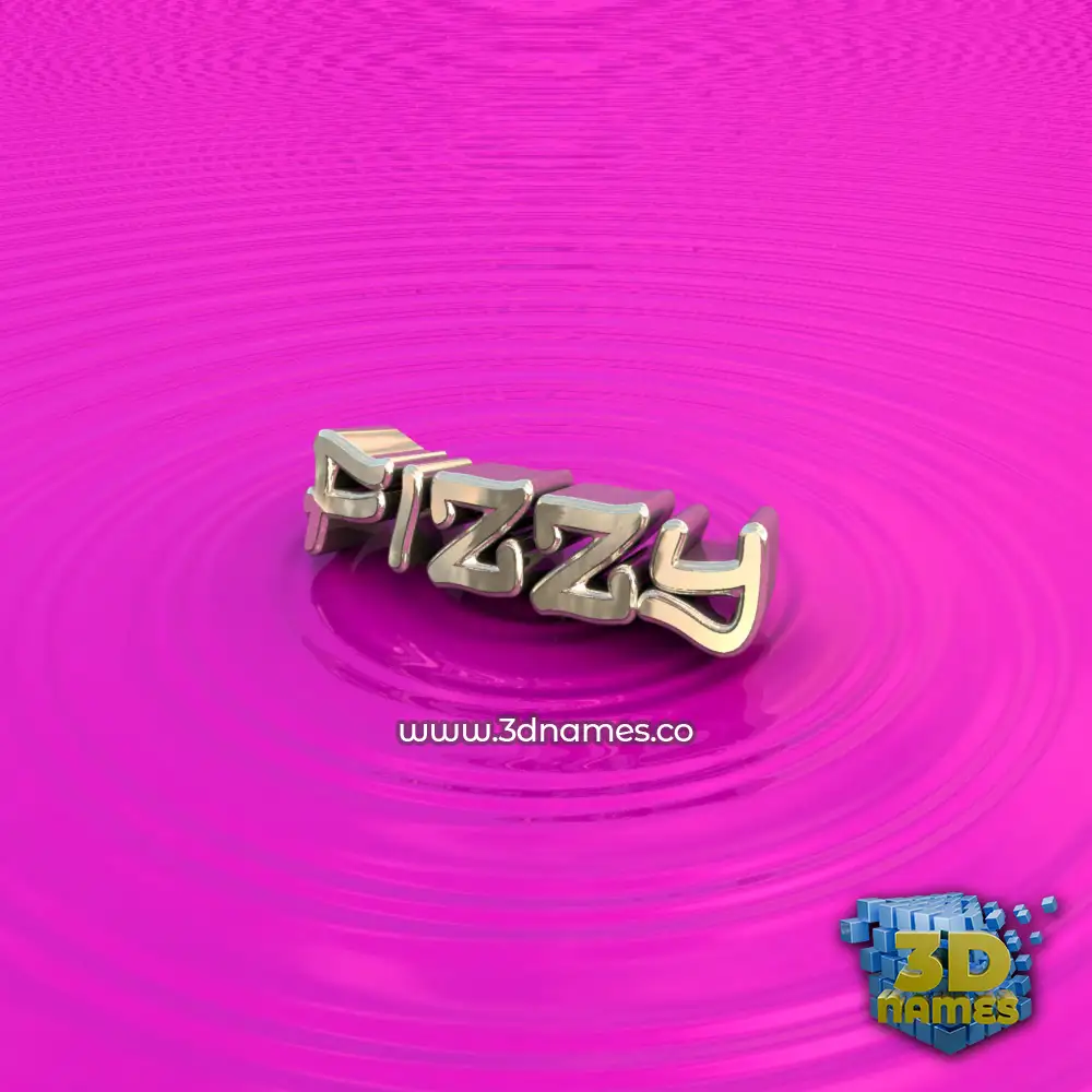 fizzy in Pink Graffiti style - 3D name wallpaper