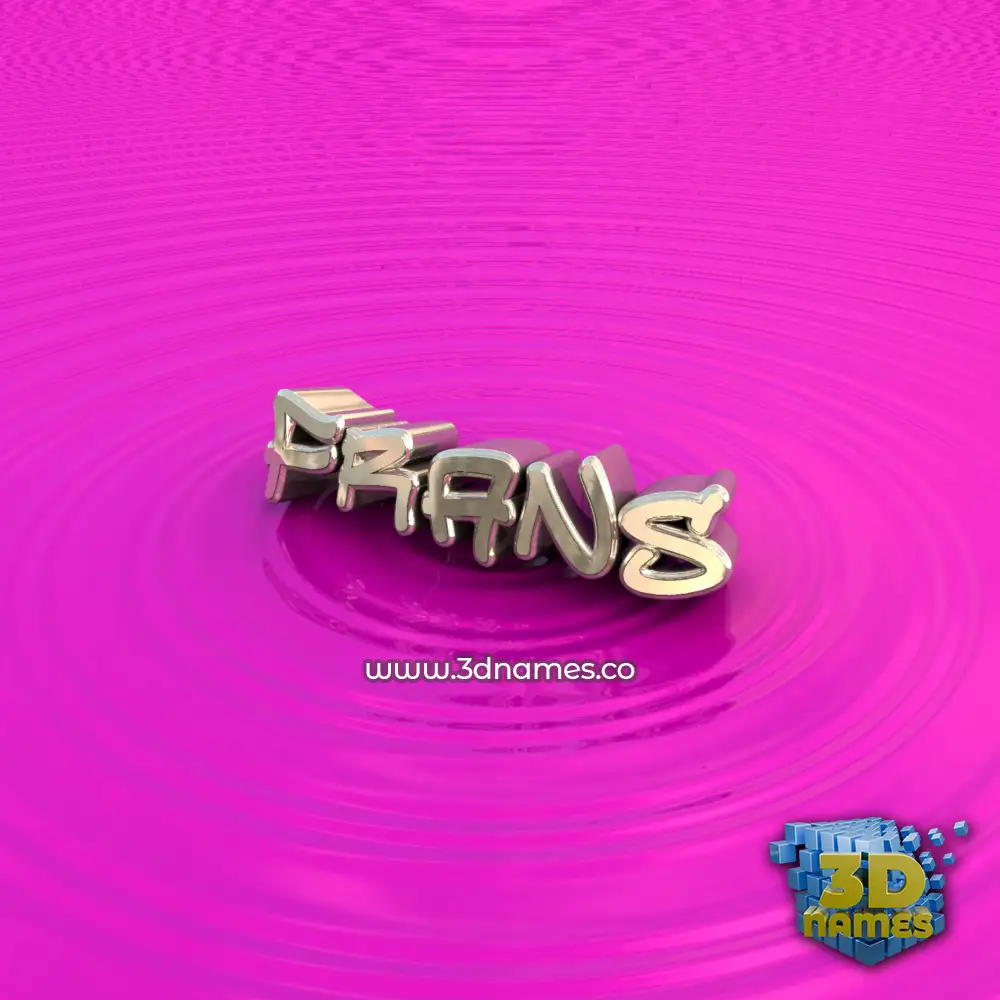 frans in Pink Graffiti style - 3D name wallpaper