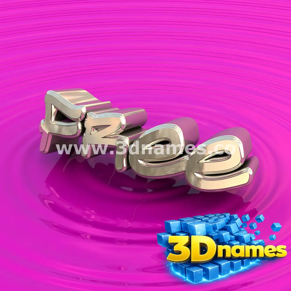 free in Pink Graffiti style - 3D name wallpaper