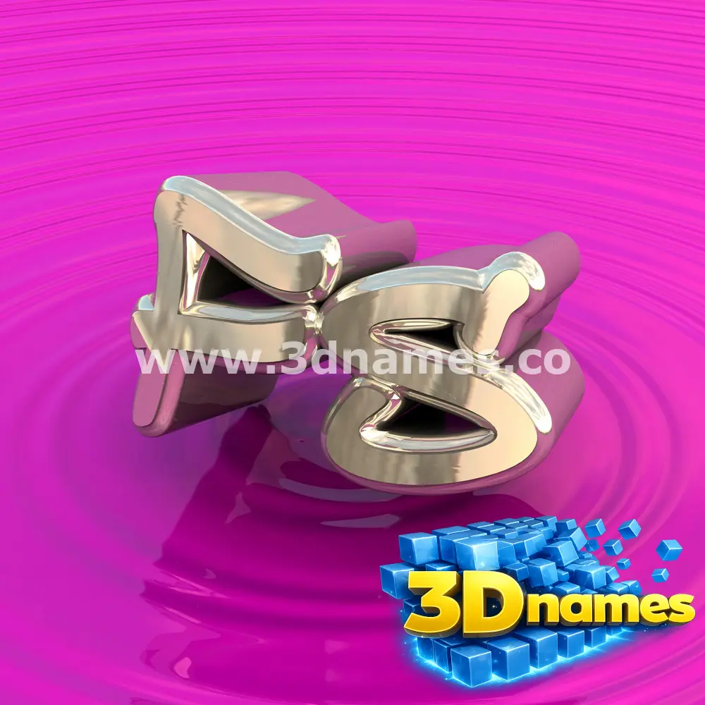 fs in Pink Graffiti style - 3D name wallpaper