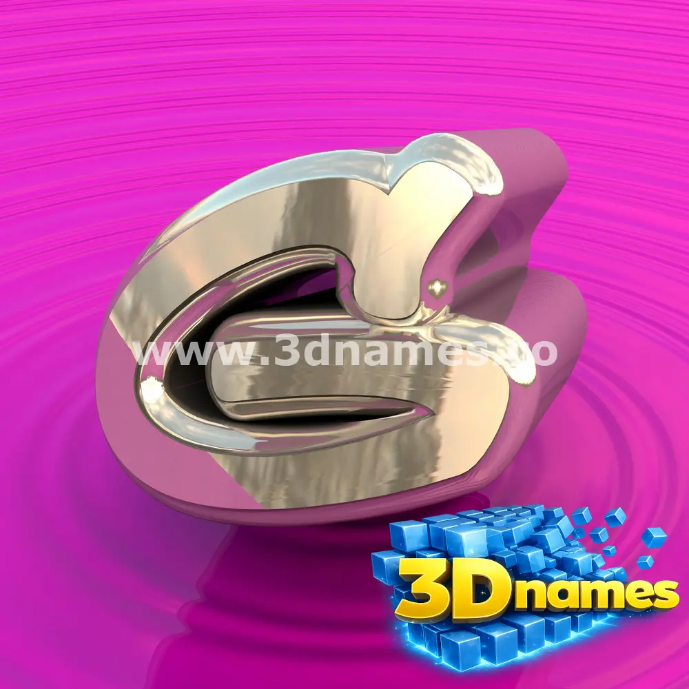 g in Pink Graffiti style - 3D name wallpaper
