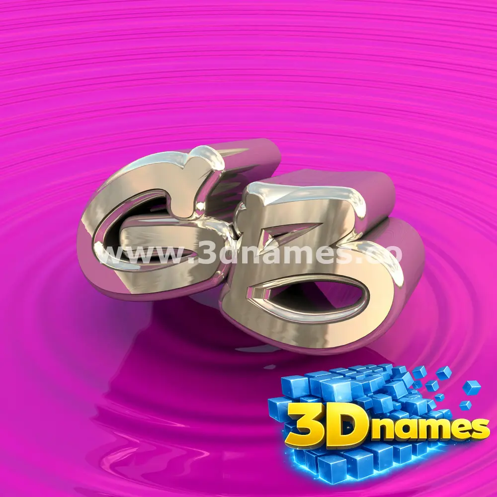 gb in Pink Graffiti style - 3D name wallpaper