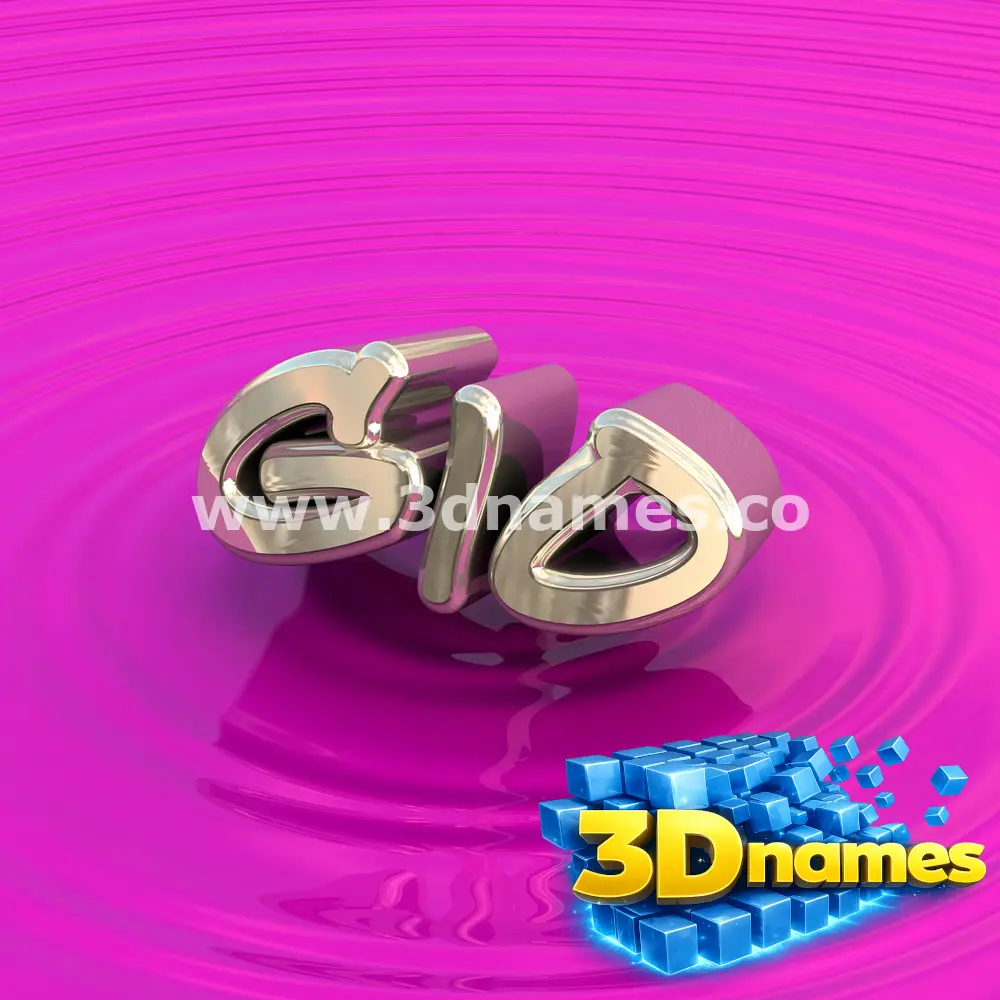 gio in Pink Graffiti style - 3D name wallpaper