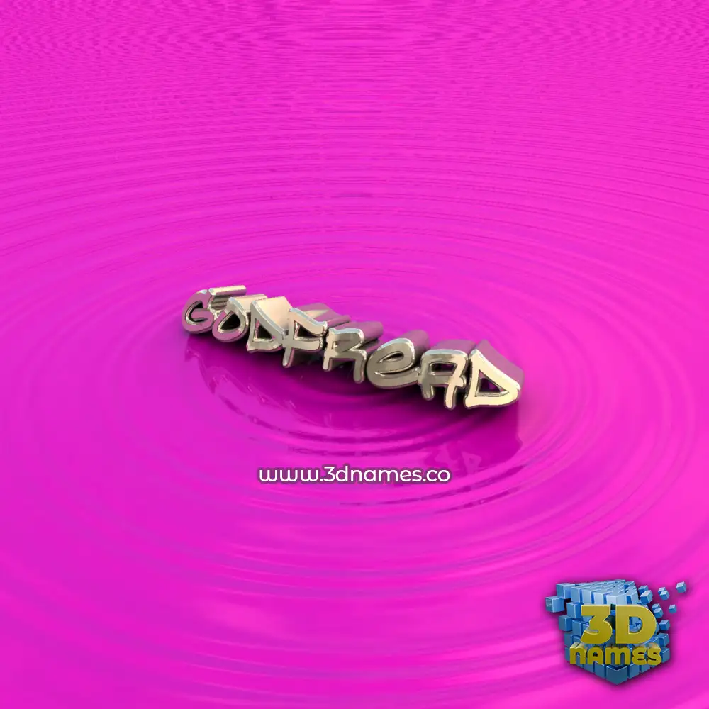 godfread in Pink Graffiti style - 3D name wallpaper
