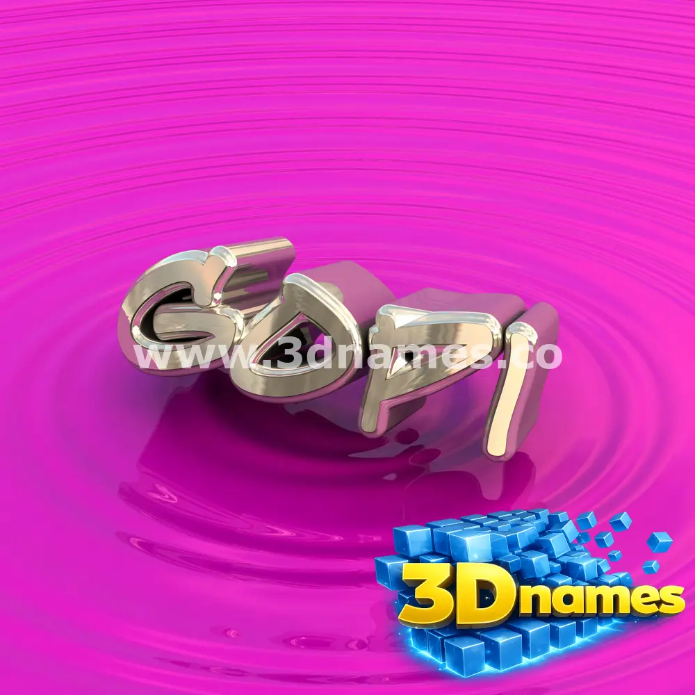 gopi in Pink Graffiti style - 3D name wallpaper