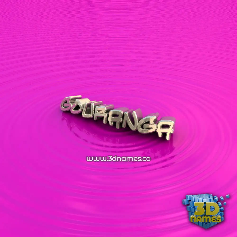 gouranga in Pink Graffiti style - 3D name wallpaper
