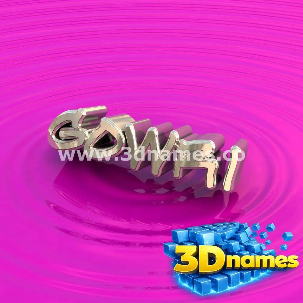 gowri in Pink Graffiti style - 3D name wallpaper