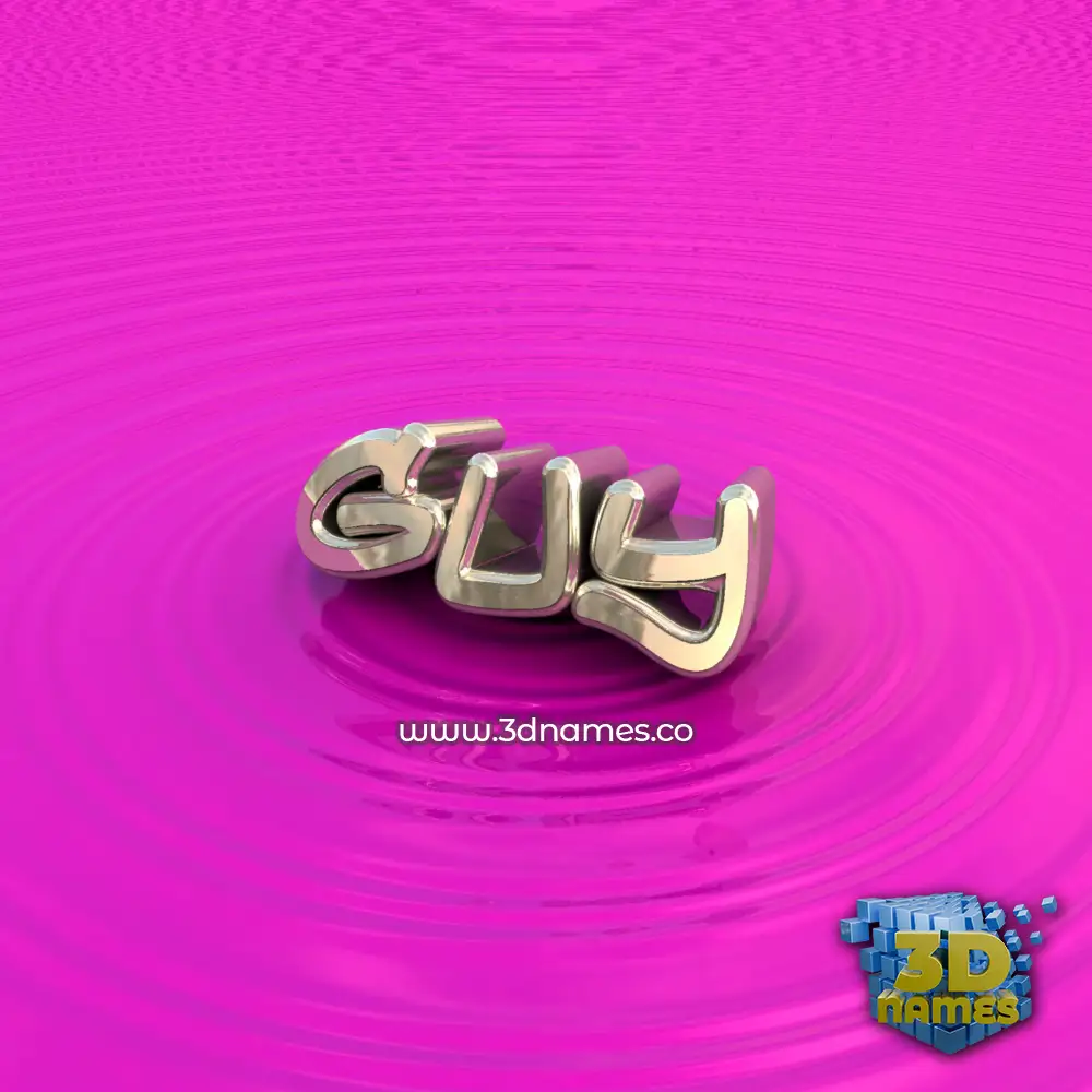 guy in Pink Graffiti style - 3D name wallpaper