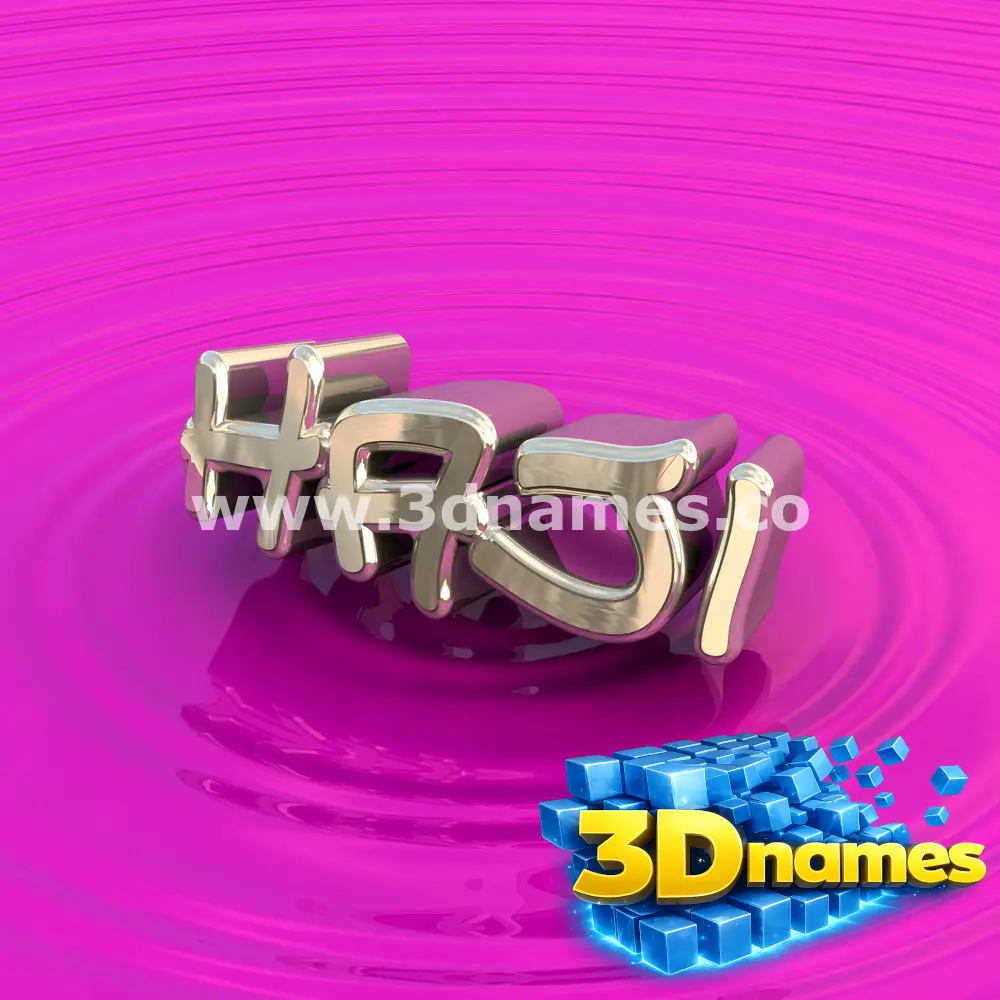 haji in Pink Graffiti style - 3D name wallpaper