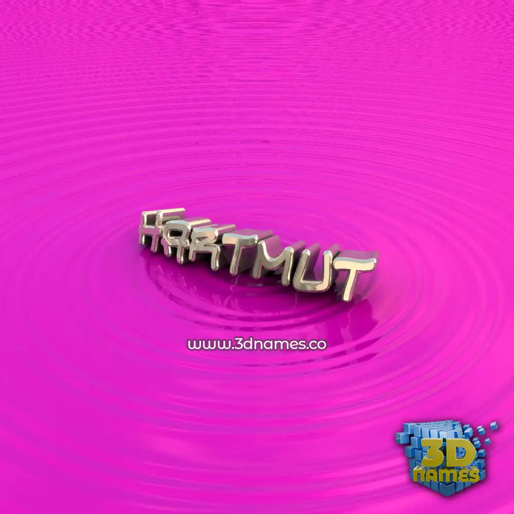 hartmut in Pink Graffiti style - 3D name wallpaper