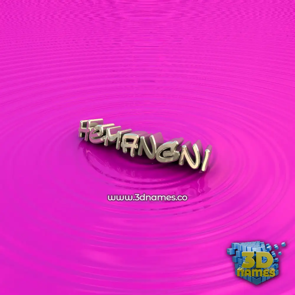 hemangni in Pink Graffiti style - 3D name wallpaper